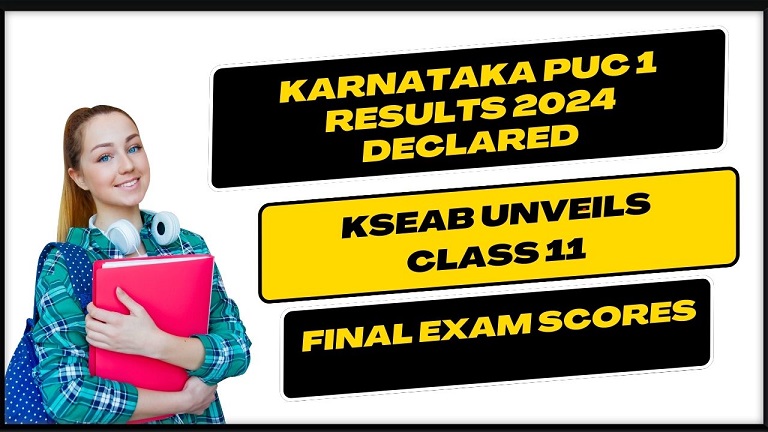 Karnataka PUC 1 Results 2024