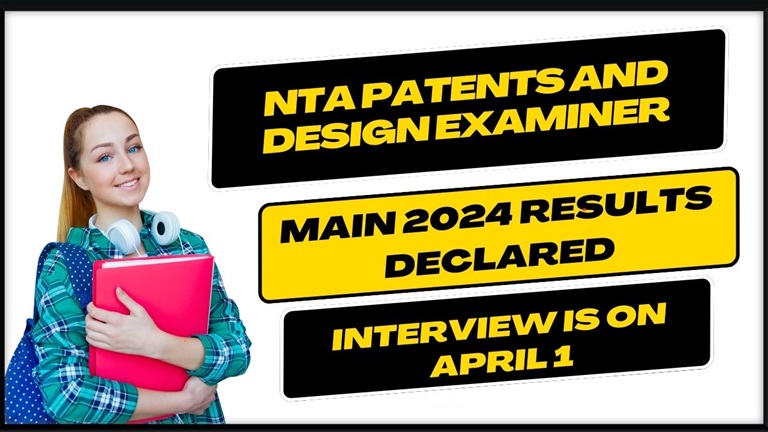 NTA Patents and Design Examiner