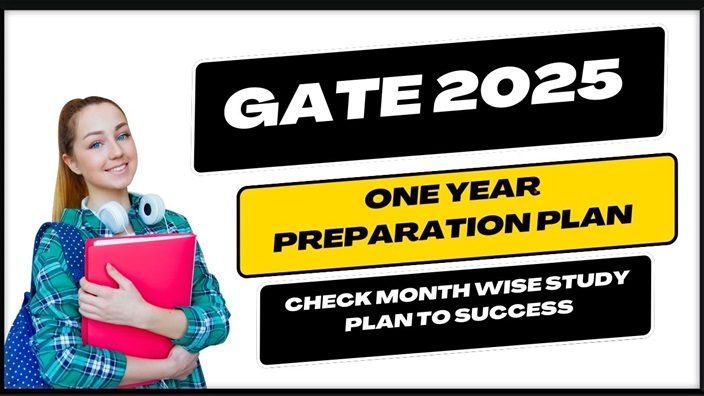 GATE 2025 One Year Preparation Plan