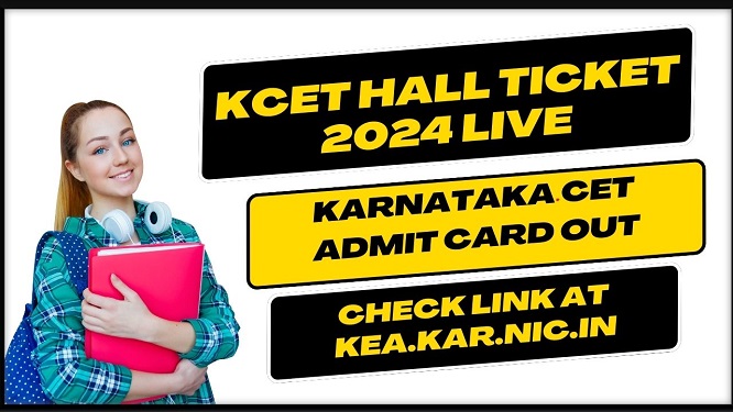 KCET Hall Ticket 2024 Live