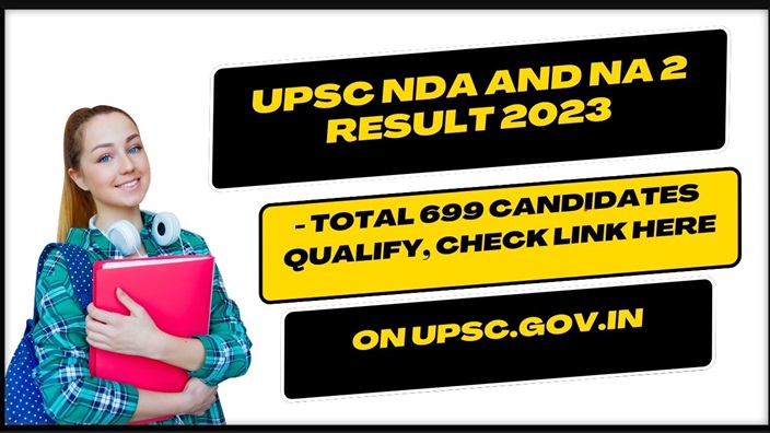 UPSC NDA and NA 2 Result 2023