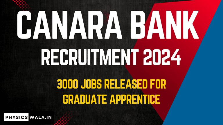 Canara Bank Recruitment 2024