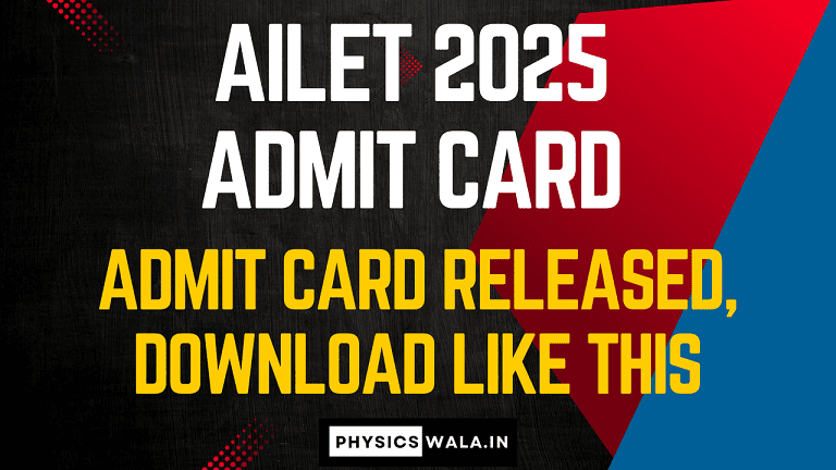 AILET 2025 Admit Card