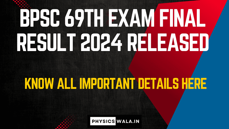 BPSC 69th Exam Final Result 2024 Released