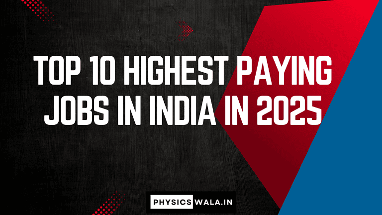 Top 10 Highest Paying Jobs in India in 2025