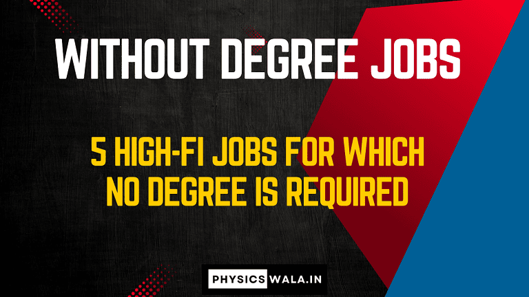 Without Degree Jobs