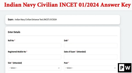 Indian Navy INCET Answer Key 2024