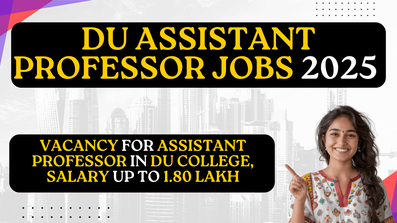 DU Assistant Professor Jobs 2025